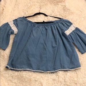 Joe’s Jeans off the shoulder top